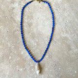 Gia blue Chalcedony Necklace