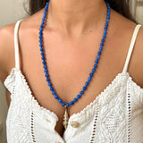 Gia blue Chalcedony Necklace