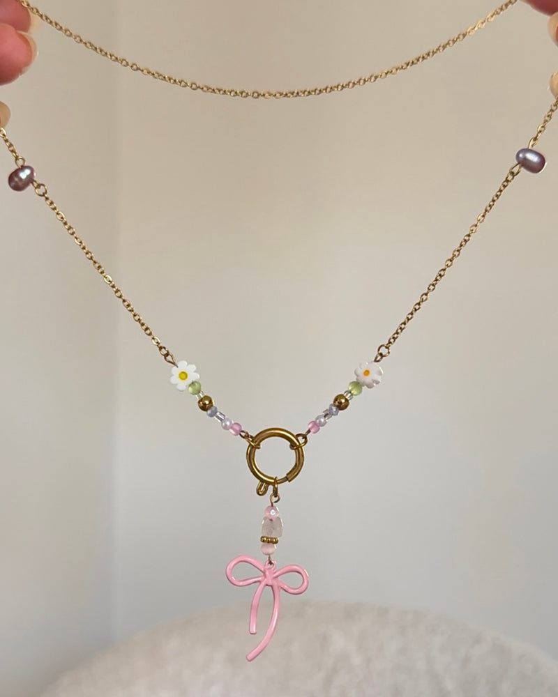 Dainty Spring Charm Necklace
