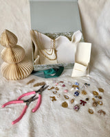 DIY Home Necklace Charm Jewelry Kit - Gift box
