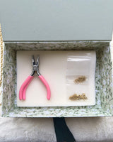 DIY Home Necklace Charm Jewelry Kit - Gift box
